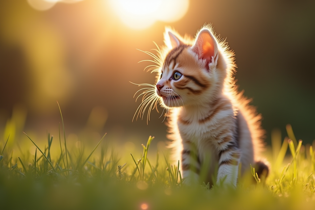 chaton yeux